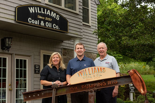 The Williams Energy installation team on the South Shore