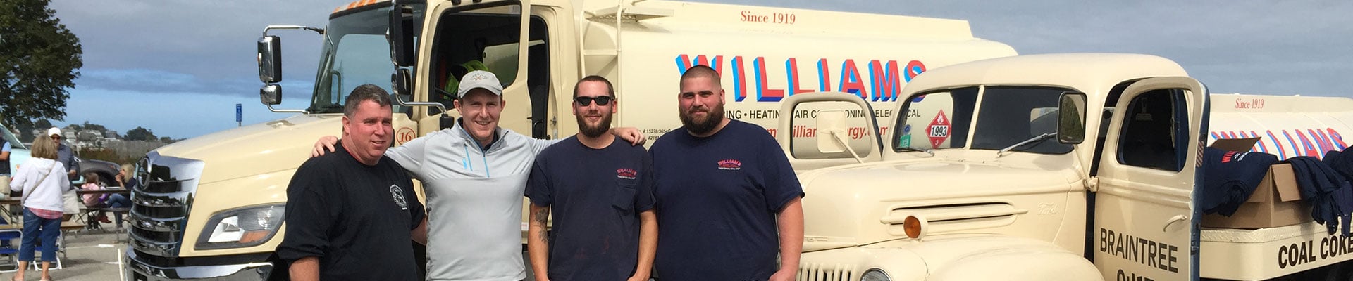 Williams Energy delivery truck on the South Shore of Massachusetts